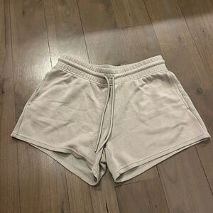 Women's Cream Shorts
